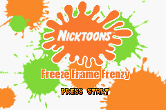 Nicktoons - Freeze Frame Frenzy Title Screen